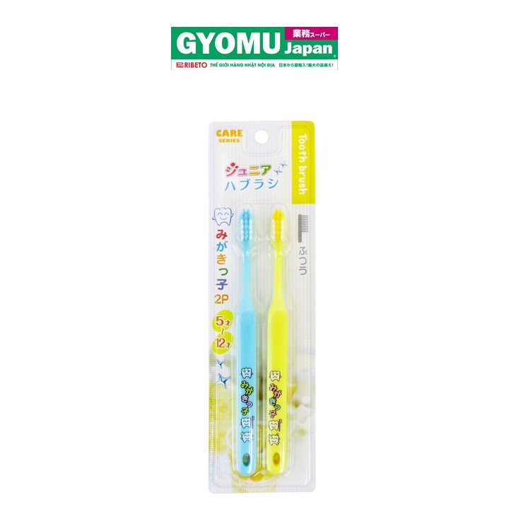 GREEN ORNAMENT_Set 2 bàn chải đánh răng Junior cái 12 cho bé từ 5-12 tuổi