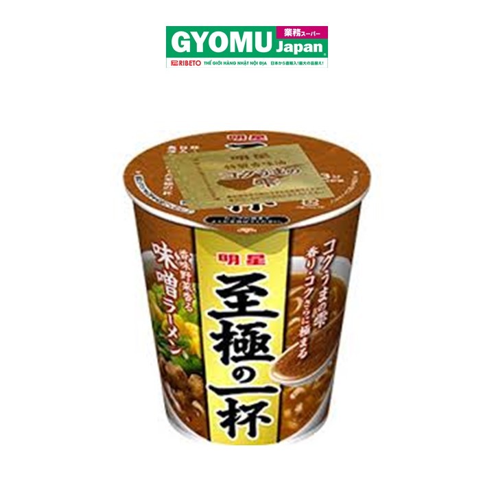 MYOJO_Mì hộp ramen vị miso 66g