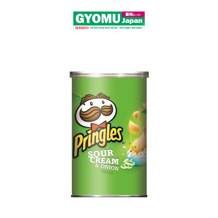 KELLOGG'S_Snack khoai tây chiên Pringles vị kem chua và hành 42g