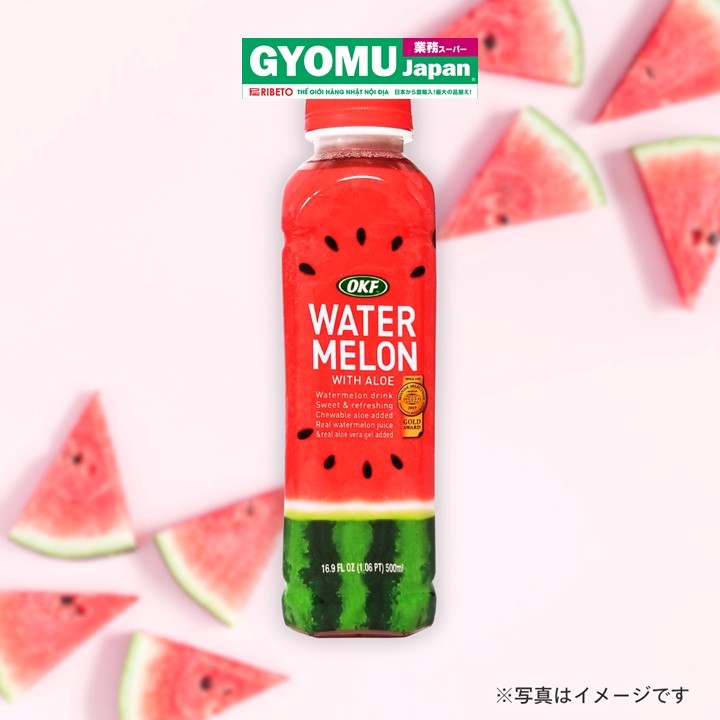 OKF_Nước giải khát dưa hấu với nha đam 500ml