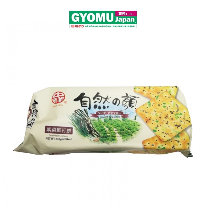 CHUNG HSIANG_Bánh quy lạt Đài Loan vị rong biển 140g