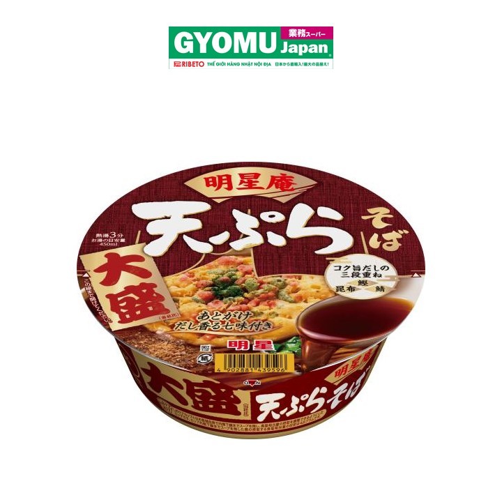 MYOJO_Mì hộp soba tempura ăn liền 112g (mì 85g)