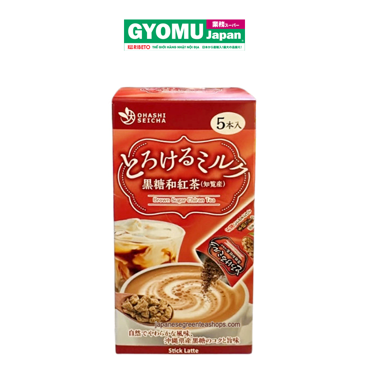 OHASHI_Bột hồng trà sữa đường nâu 80g