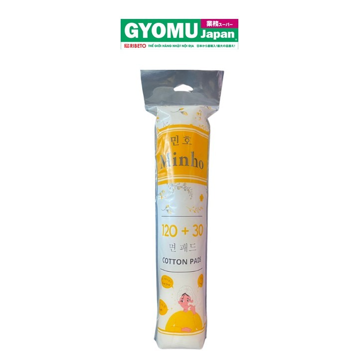 MINHO_Bông tẩy trang cotton 2 lớp 150P