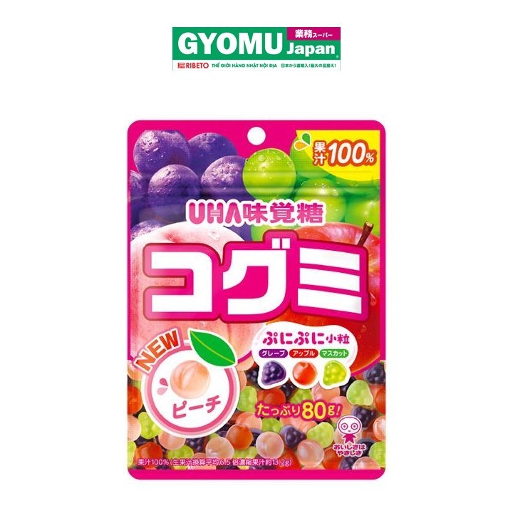UHA_Kẹo dẻo Kogumi vị soda các loại