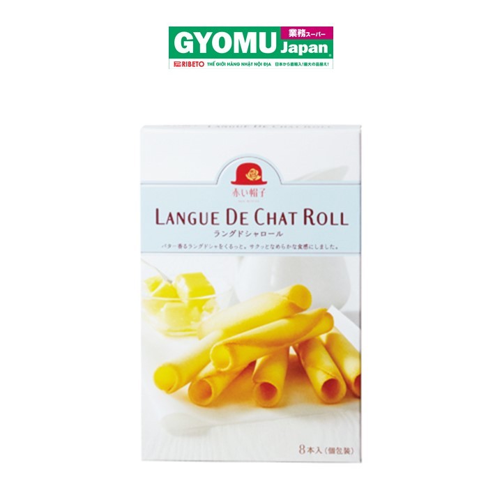 AKAIBOSHI_Bánh cuộn Langue De Chat Roll