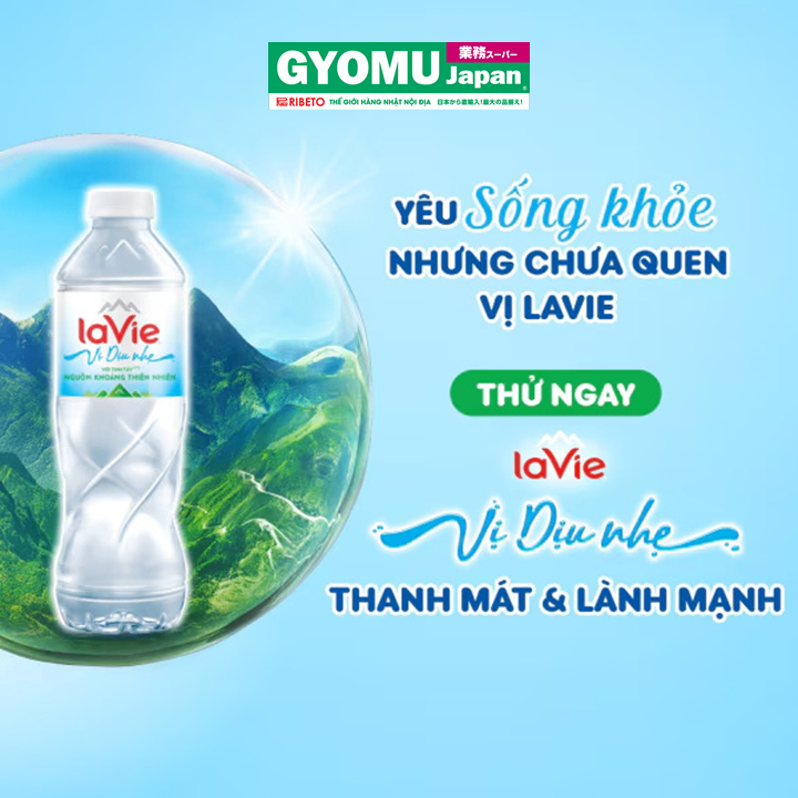 NESTLE_Nước khoáng Lavie 500ml