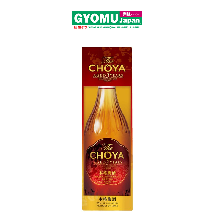 CHOYA_Rượu mơ Nhật Aged 3 years 700ml