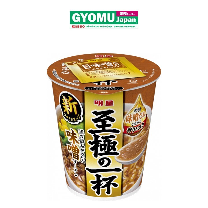 MYOJO_Mì hộp ramen vị miso ăn liền 66g (mì 50g)
