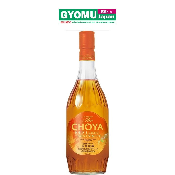CHOYA_Rượu mơ Choya Craft fruit 700ml