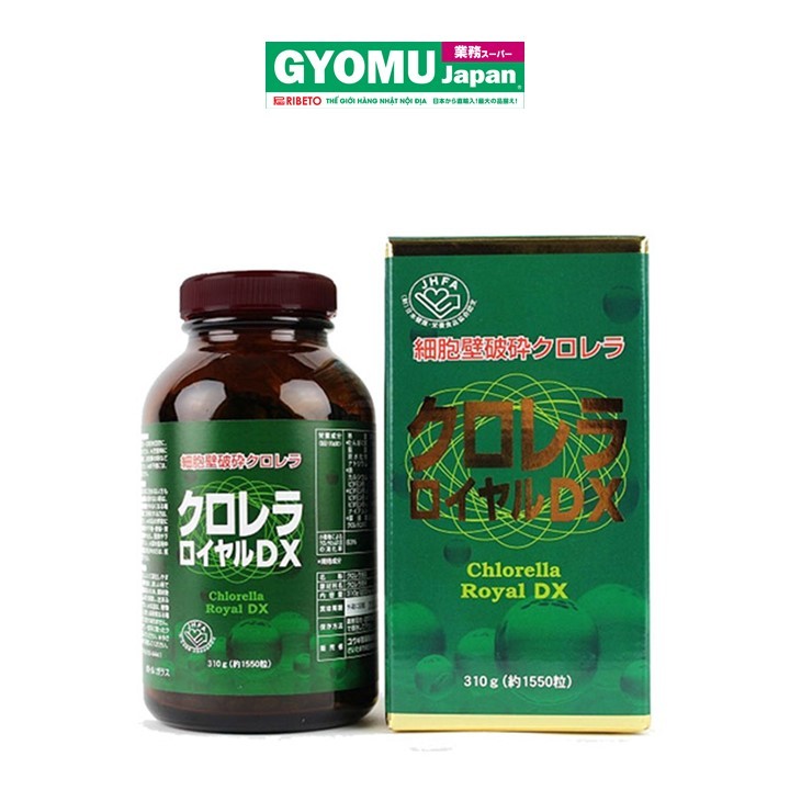 PHARMACEUTICAL_TPBV sức khỏe Chlorella Royal DX 1550viên