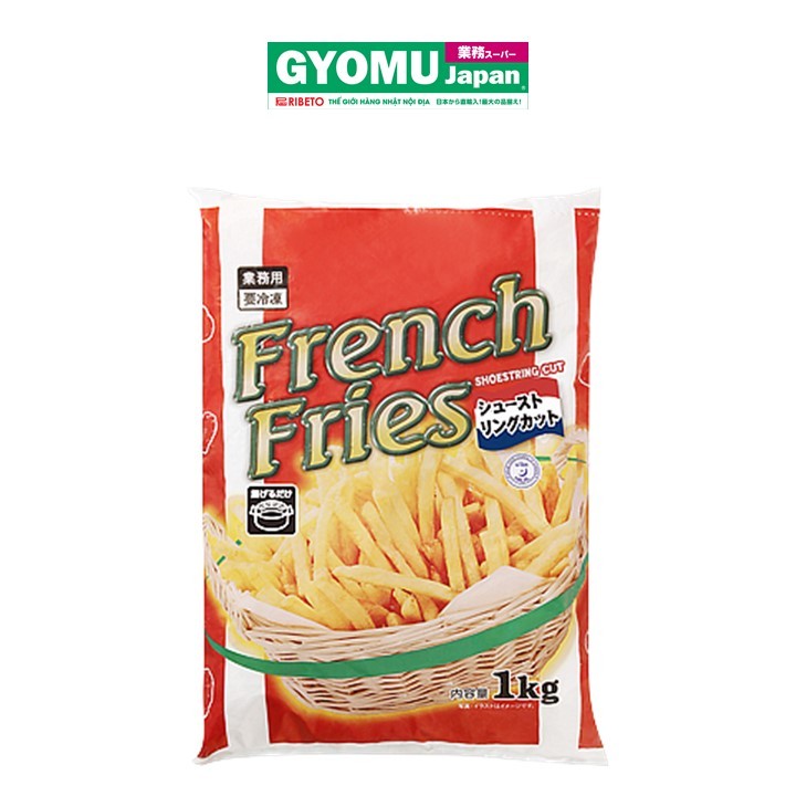 KOBE BUSSAN_Khoai tây chiên cắt lát đông lạnh 1kg (4942355228165)