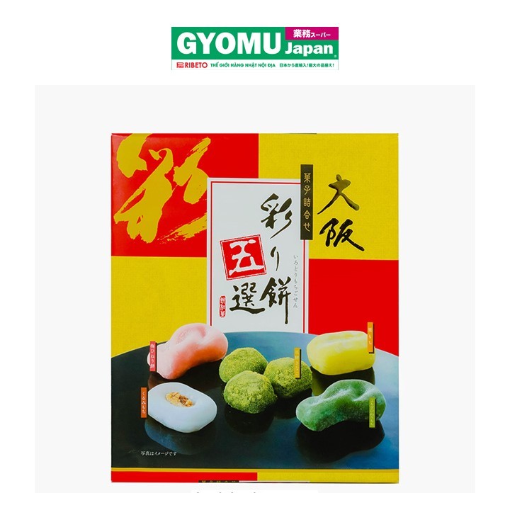 DAIFUKU_Bánh mochi Irodori 5 vị 413g