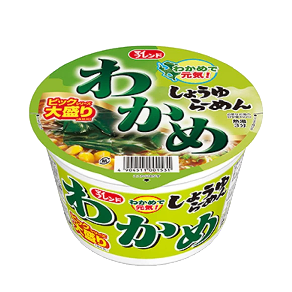 DAIKOKU_Mì hộp ramen vị nước tương và rong biển 100g