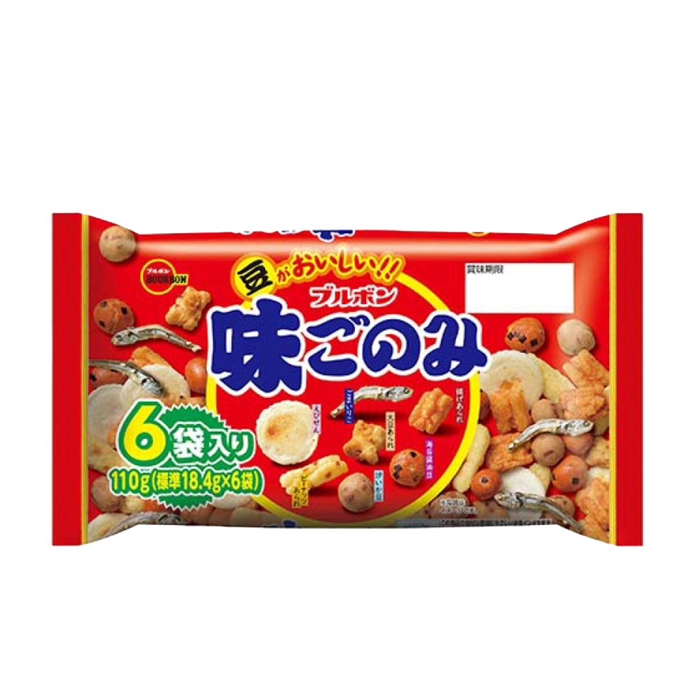 BOURBON_Bánh gạo mix Ajigonomi 110g