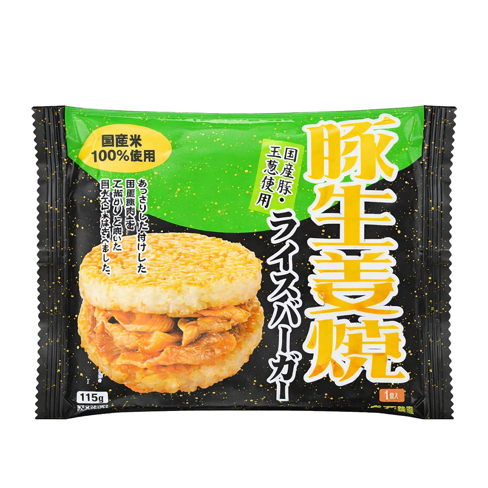 KOBE BUSSAN_Cơm kẹp thịt heo xào gừng 115g