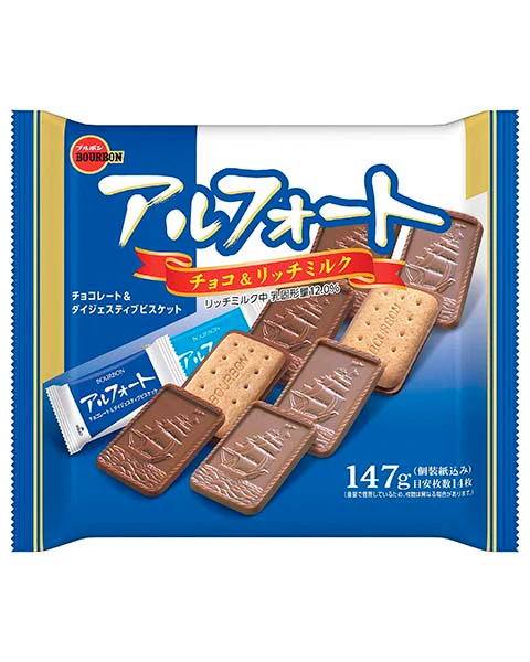 BOURBON_Bánh quy Alfort gói lớn 178g
