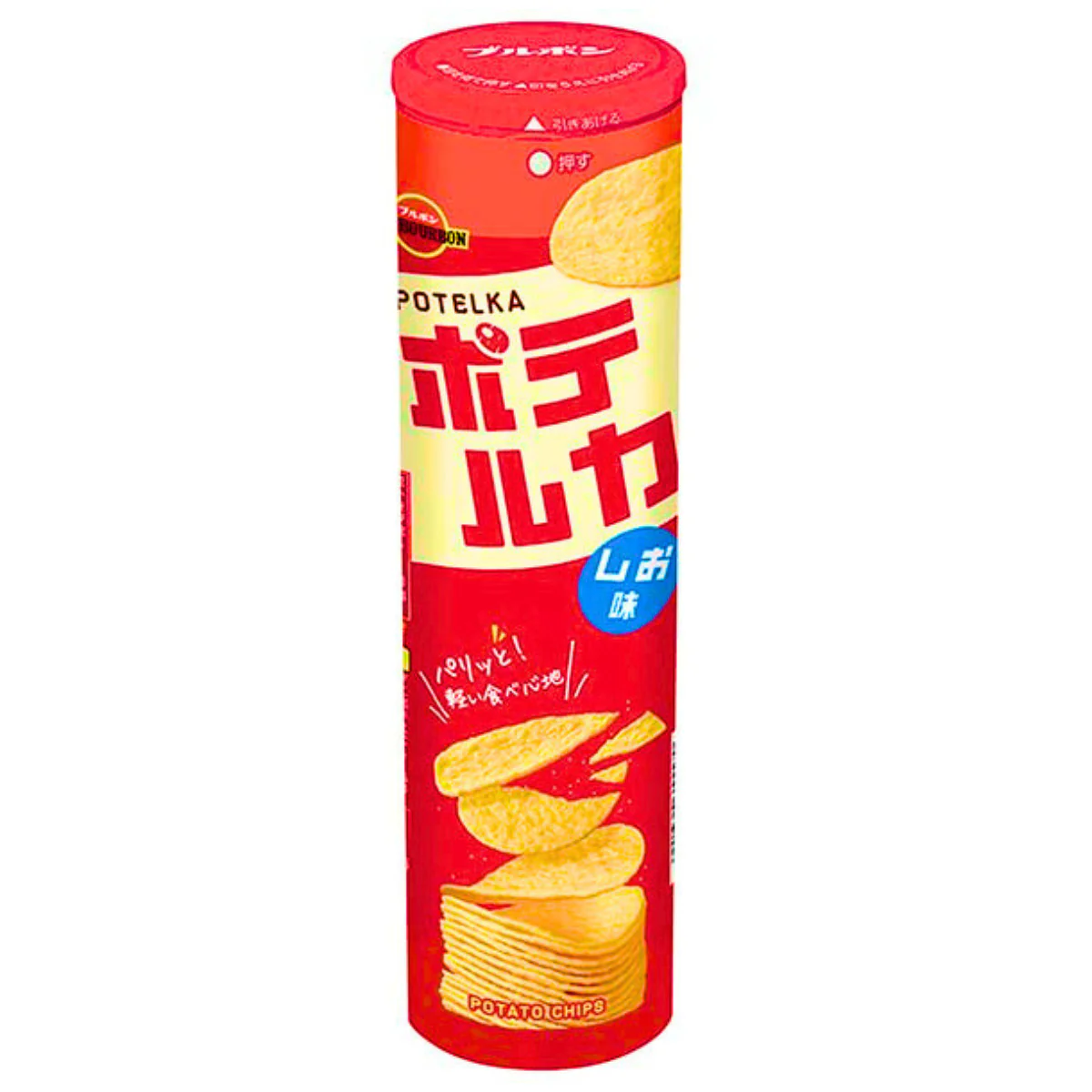 BOURBON_Khoai tây sấy Potelka vị muối 90g