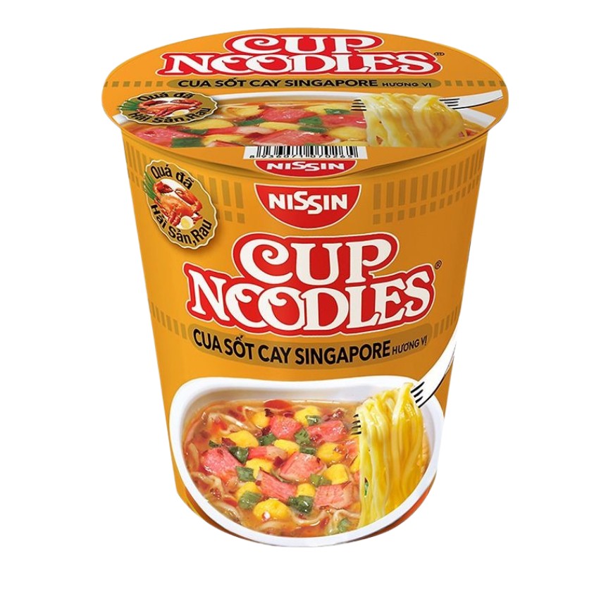 CUP NOODLES_Mì hộp ăn liền hương vị cua sốt cay Singapore 71g