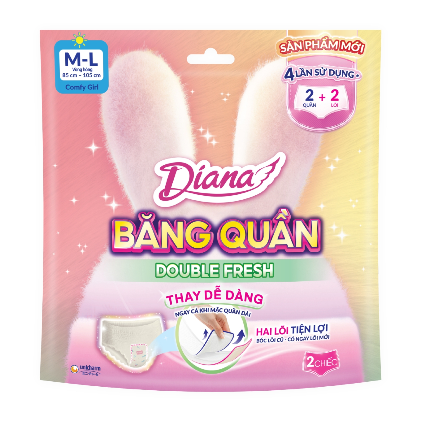 DIANA_BVS băng quần Double Fresh M-L2