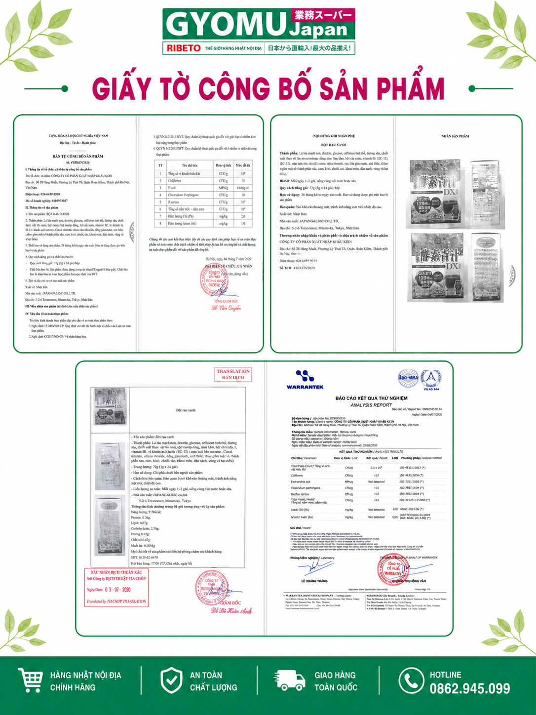 DX_Bột rau xanh 24P 72g