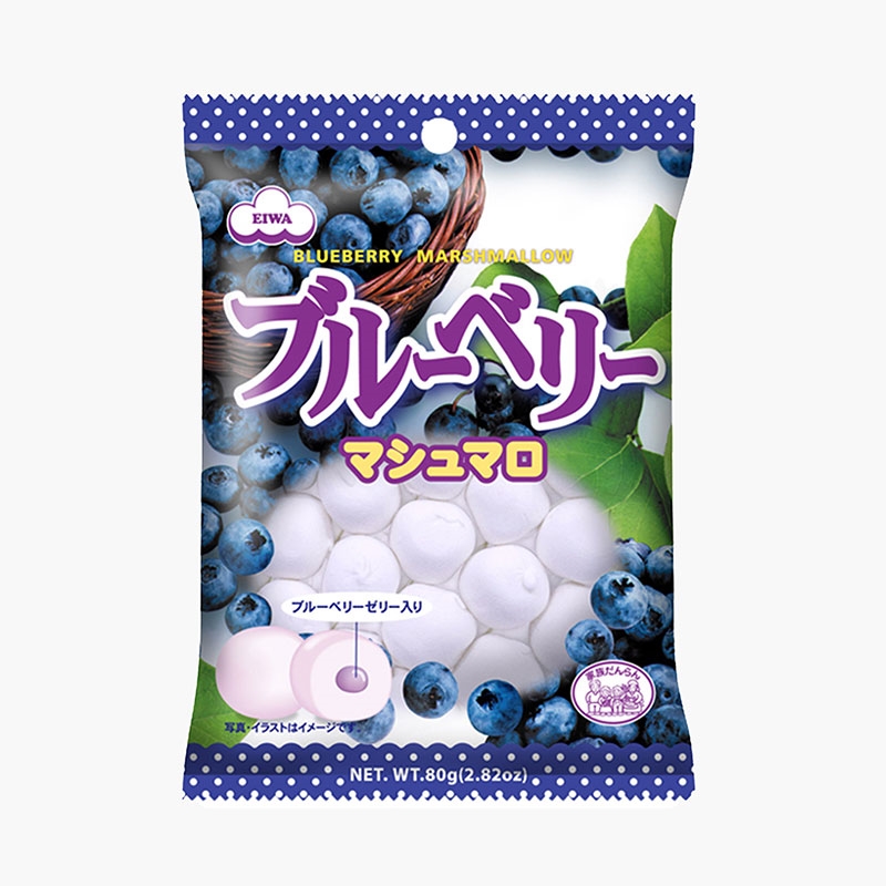EIWA_Kẹo Marshmallow vị việt quất 65g
