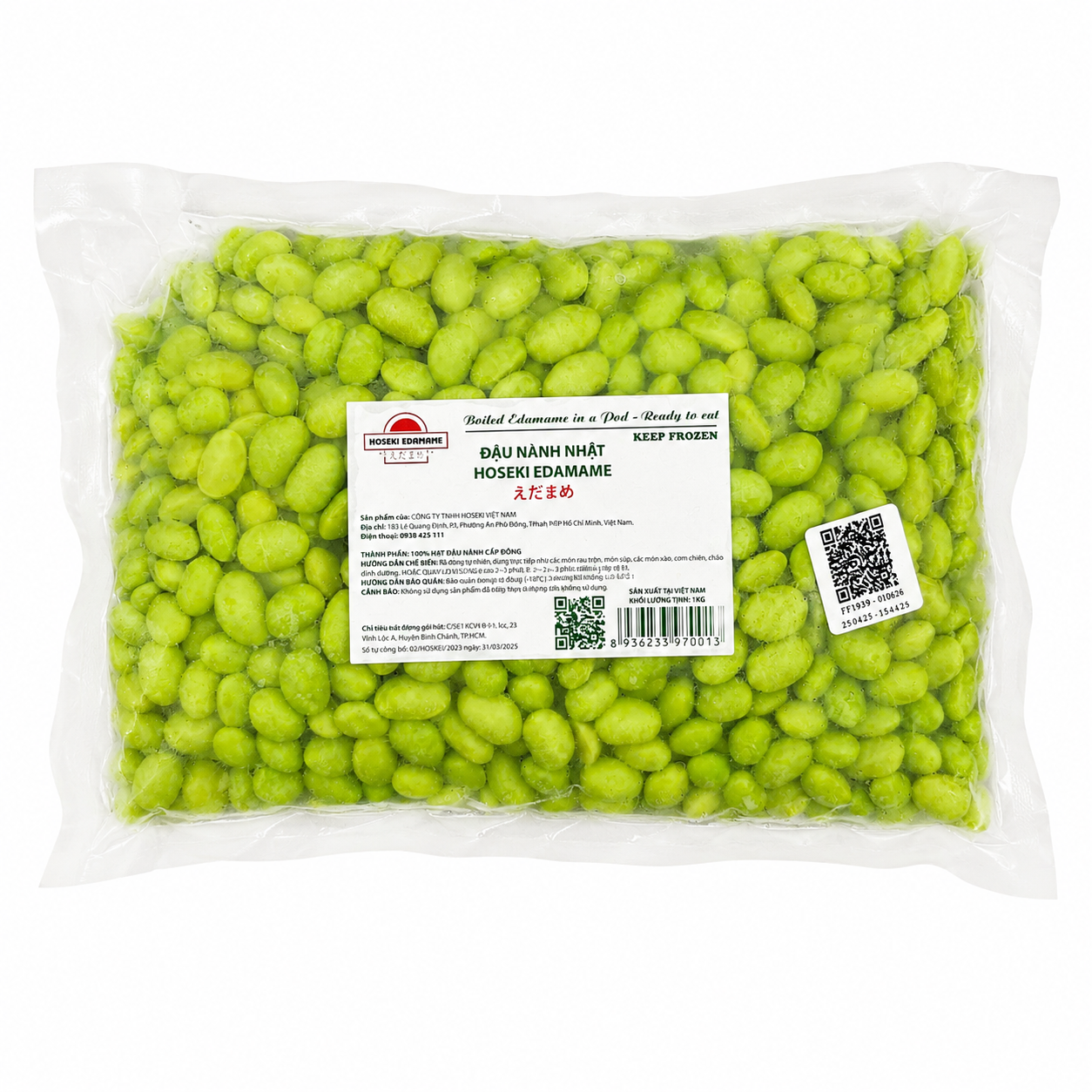 HOSHEKI EDAMANE_Hạt đậu nành Nhật luộc 1kg