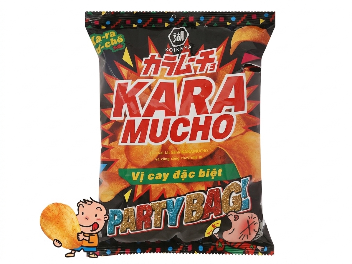 KARAMUCHO_Snack khoai tây que vị cay đặc biệt 20g