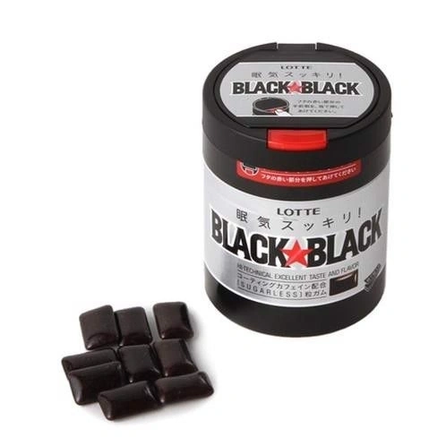 LOTTE_Kẹo gum Black Black ít đường 140g (cha)