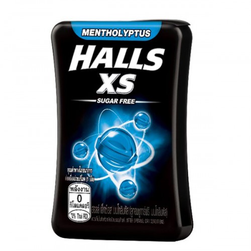 MONDELEZ_Kẹo ngậm Halls XS không đường vị bạc hà 12.6g