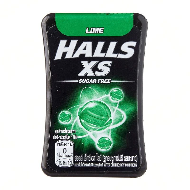 MONDELEZ_Kẹo ngậm Halls XS không đường vị chanh 12.6g