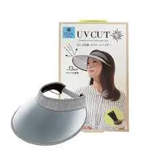 NEEDS-LABO_Mũ nửa đầu rộng vành làm mát chống nắng màu vàng xanh xám 32*24*13cm