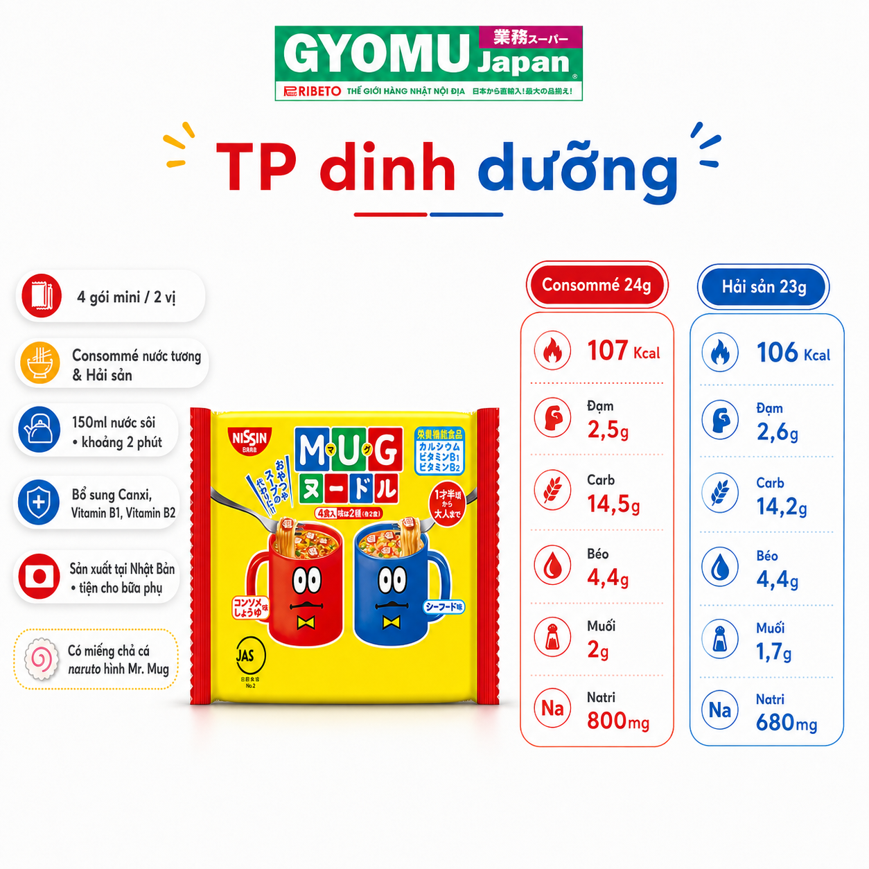 NISSIN_Thực phẩm bổ sung_Mì Mug 94g