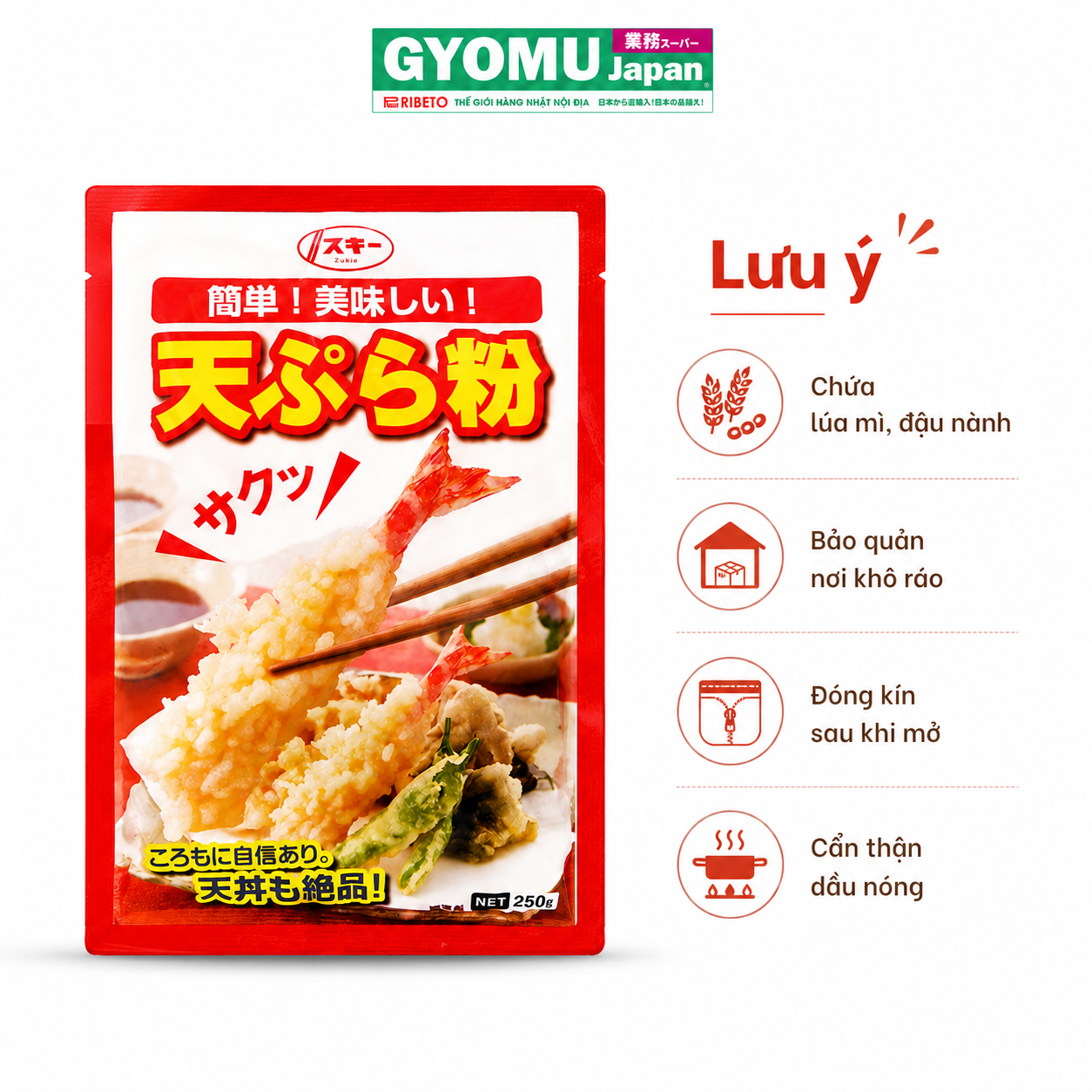 OKUMOTO_Bột chiên xù cho món tempura 250g