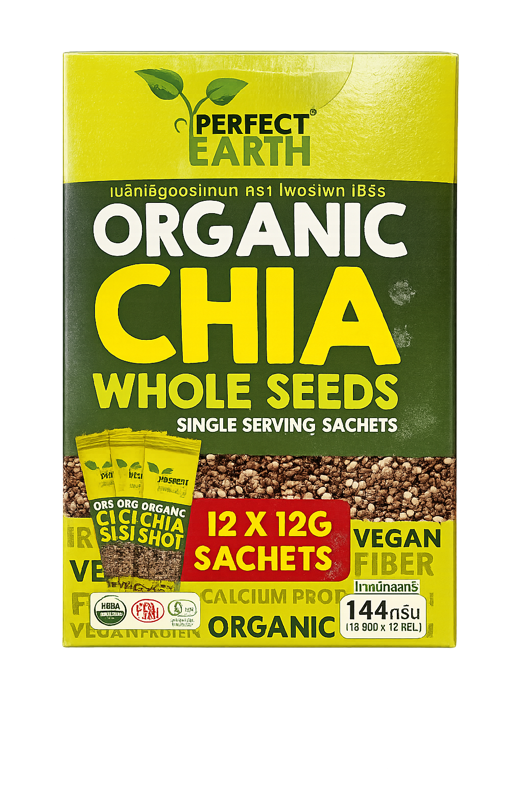 PERFECT EARTH_Hạt chia hữu cơ 144g