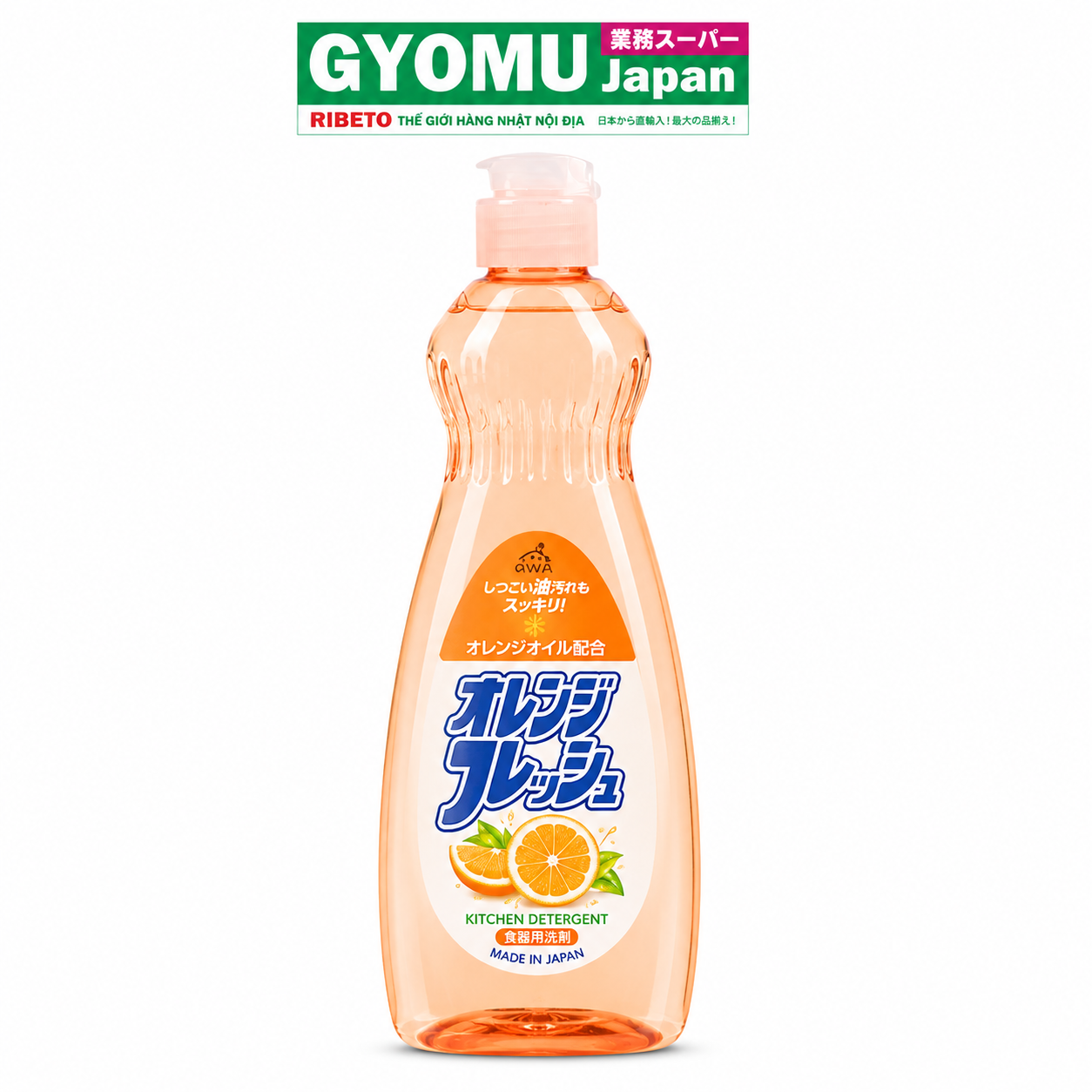 ROCKET_Nước rửa bát hương cam 600ml