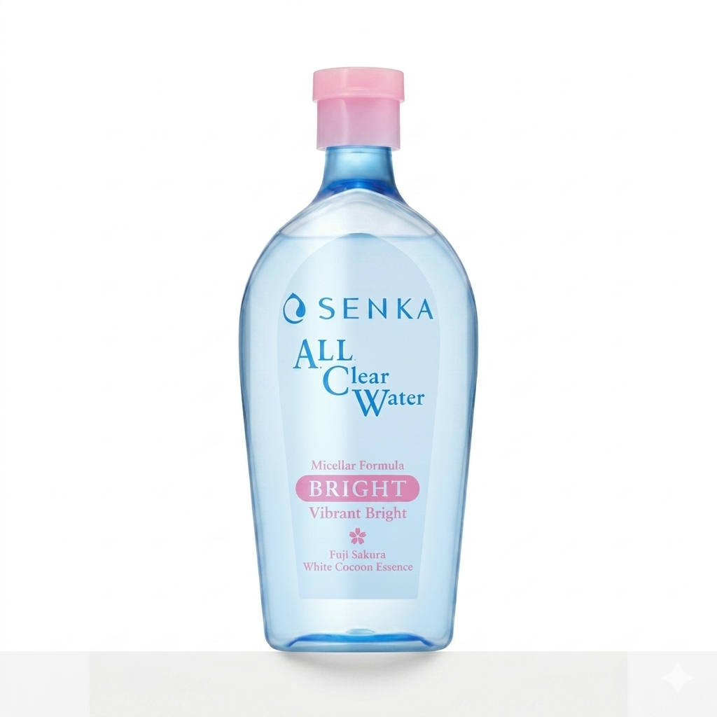 SENKA_Nước tẩy trang dưỡng sáng cấp ẩm 400ml
