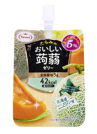 TARAMI_Thạch uống vị dưa lưới Hokkaido 150g (cha)