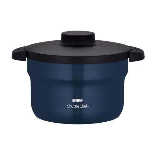 THERMOS_Nồi ủ chân không KBJ-3002 xanh navy 2.8L