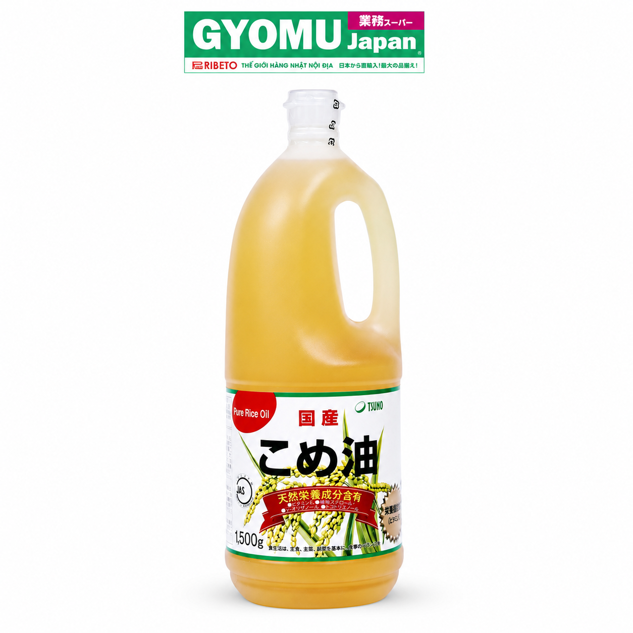 TSUNO_Dầu gạo Nhật Bản cao cấp 1.5kg