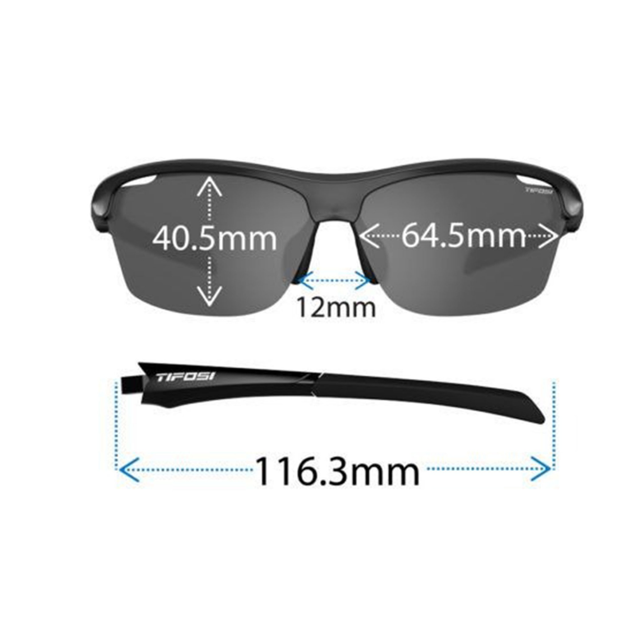 Kính Râm Golf - TIFOSI INTENSE MATTE BLACK