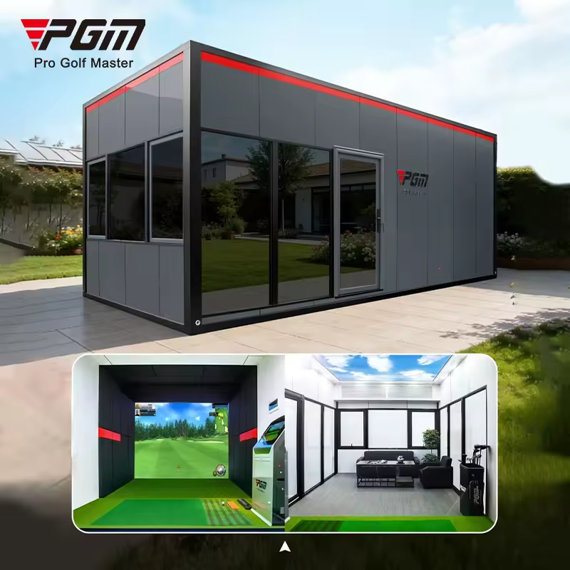 Phòng Chơi Golf 3D - Global on-site installation of PGM golf simulator sunrooms - YGF001