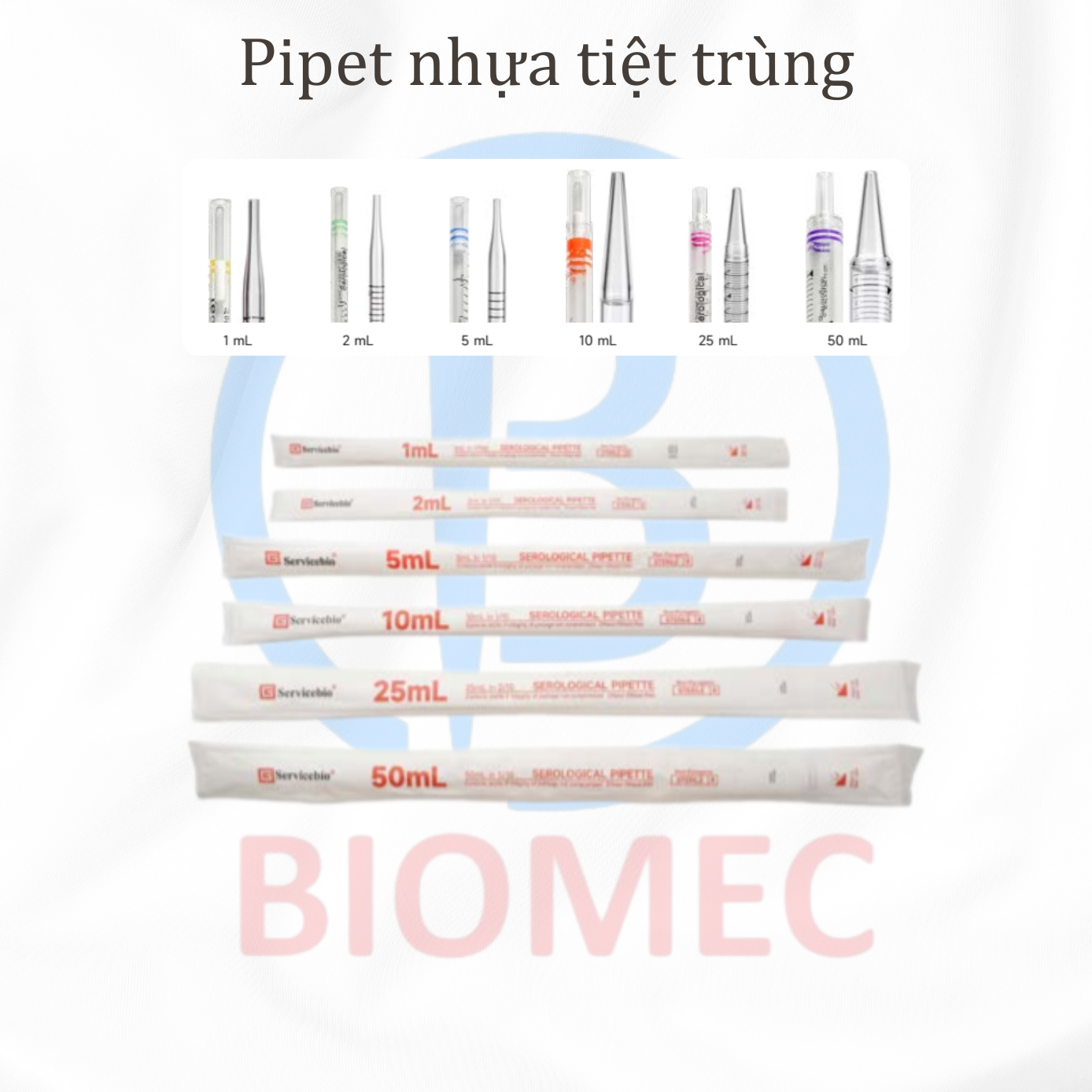 Pipet nhựa tiệt trùng