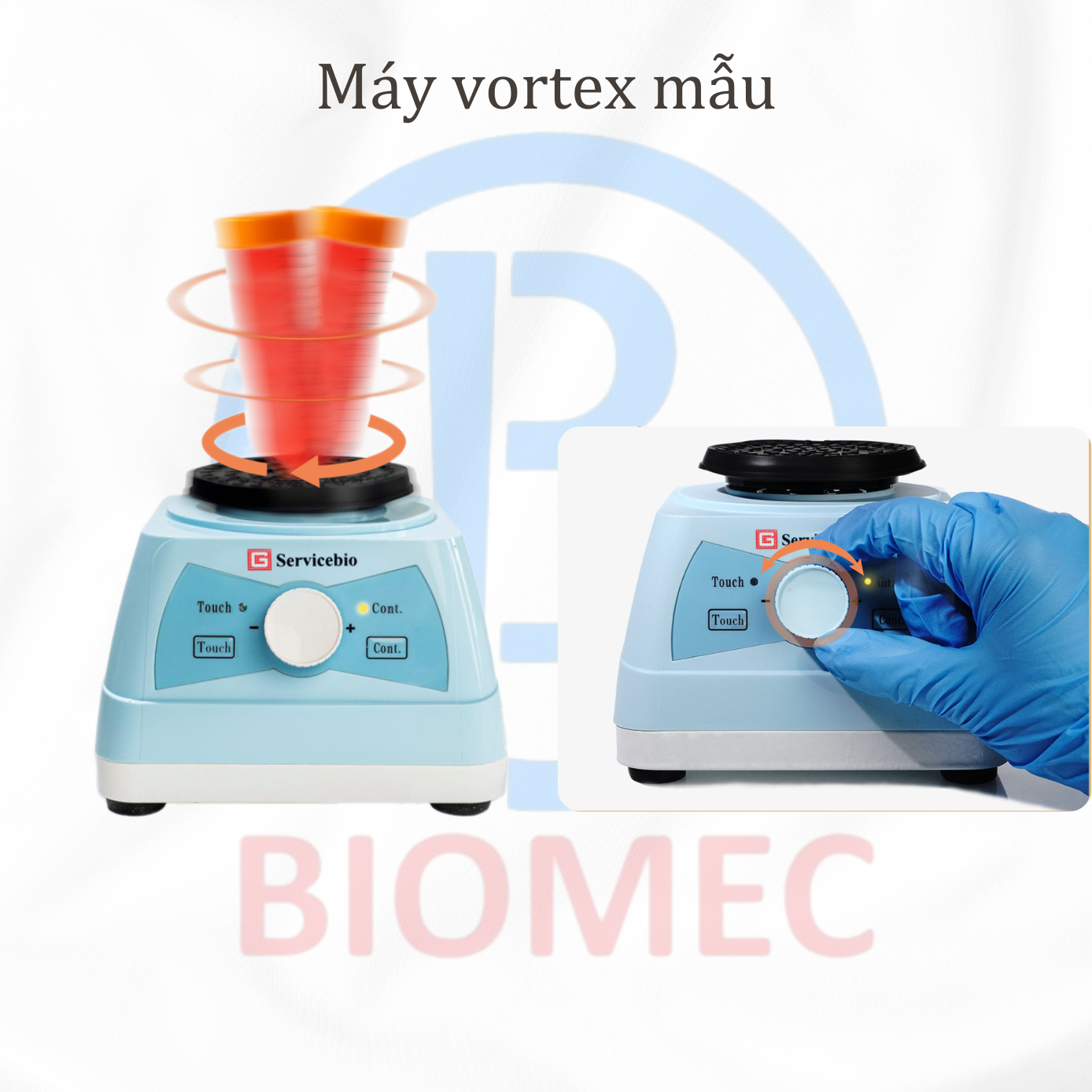 Máy vortex mẫu