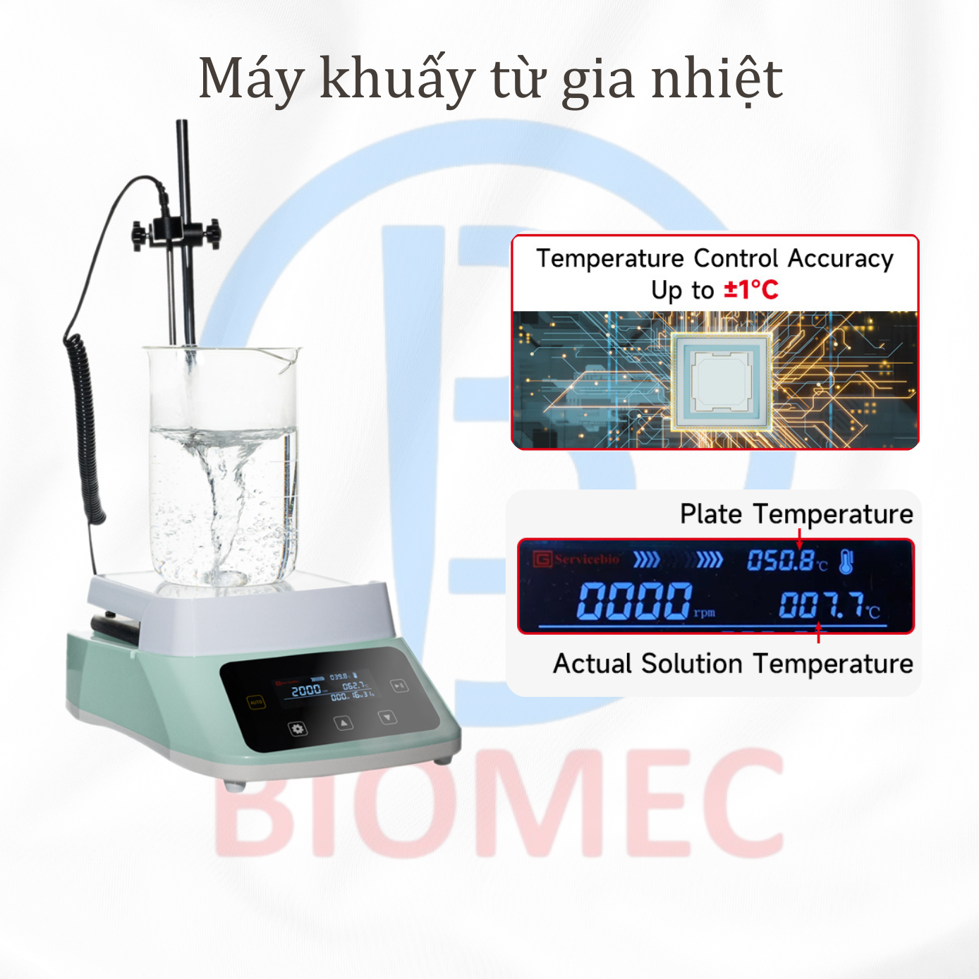 Máy khuấy từ gia nhiệt