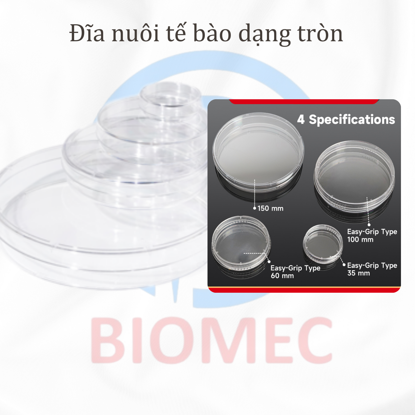Đĩa nuôi cấy tế bào dạng tròn