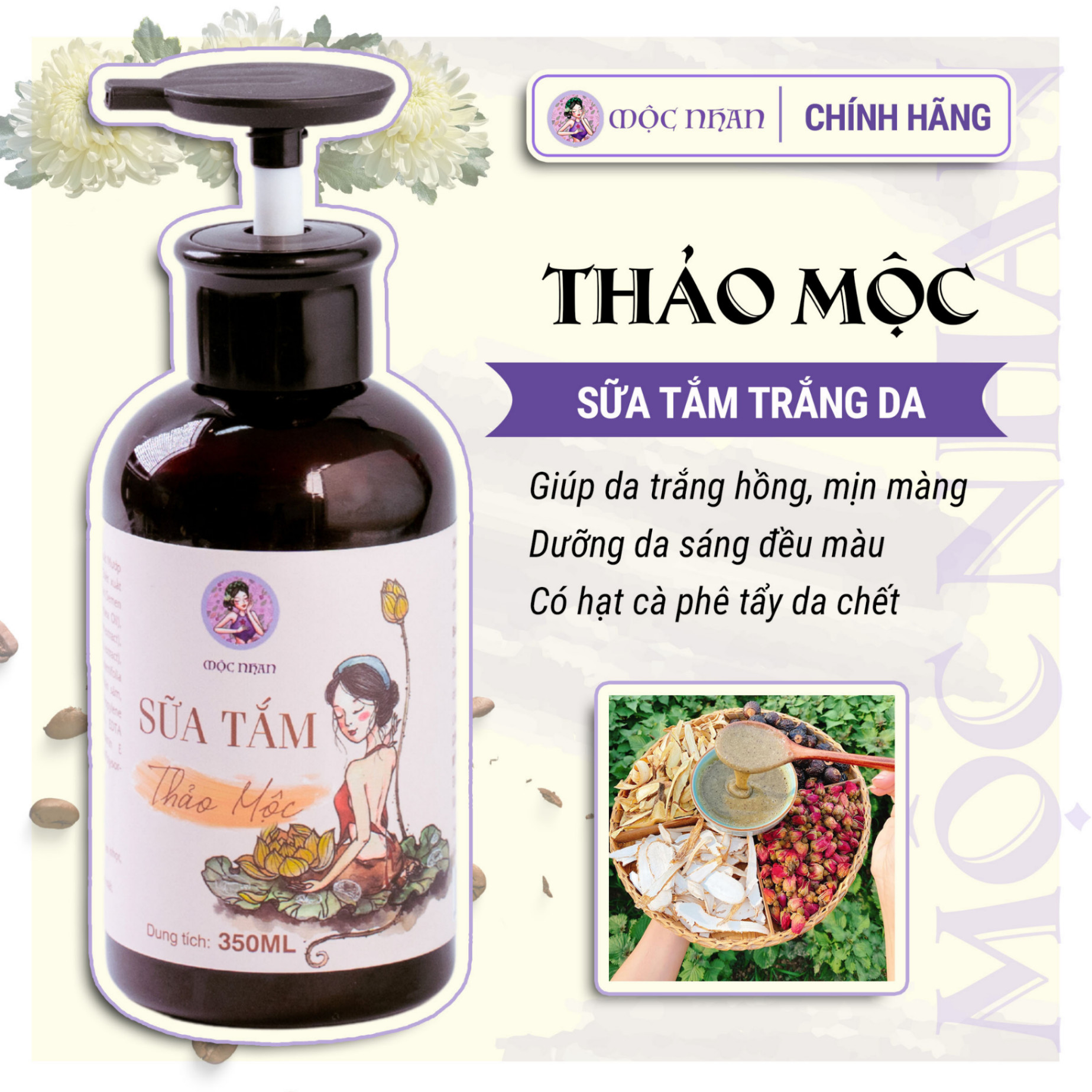 Sữa tắm thảo mộc Ả Đào