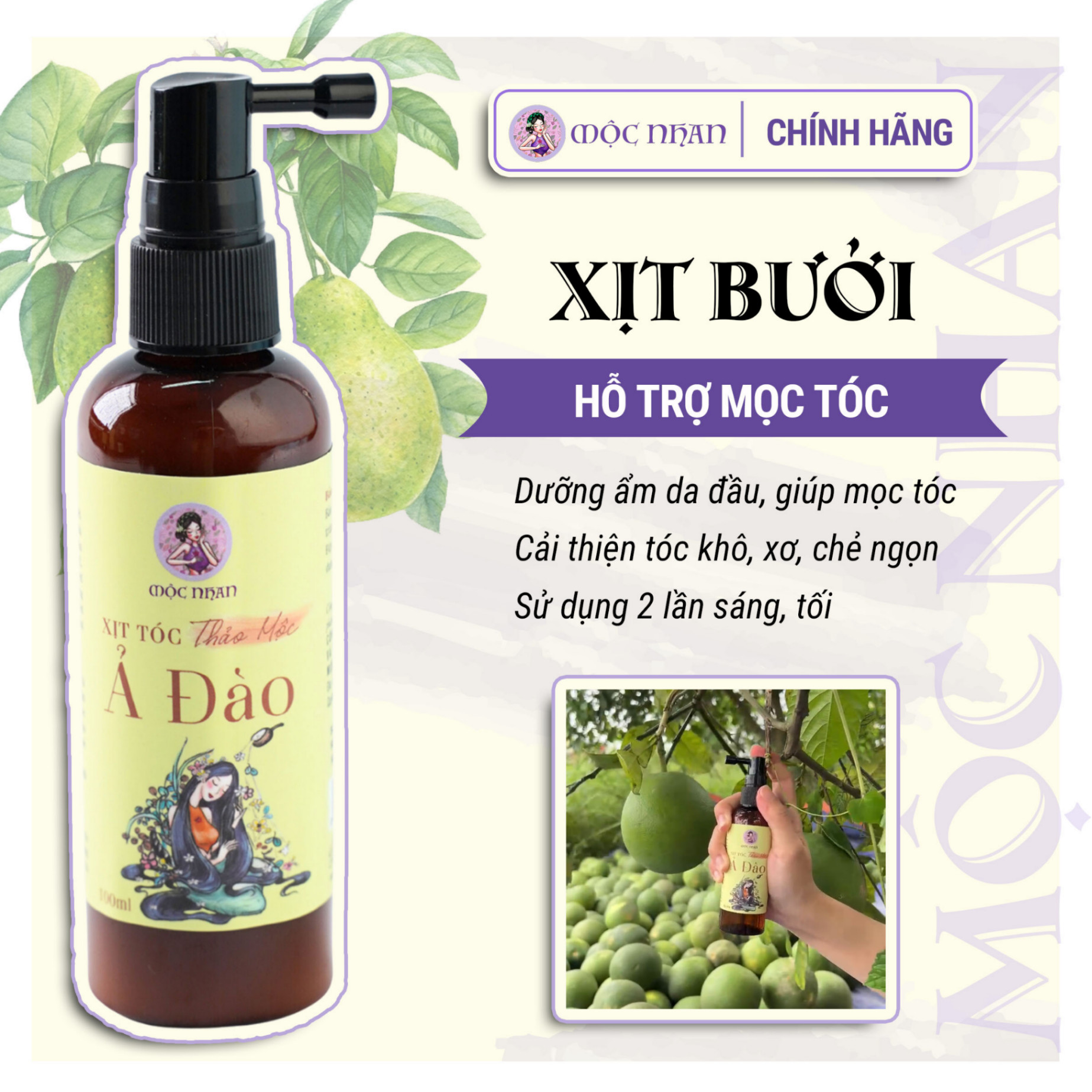 Xịt mọc tóc Ả Đào 100ml