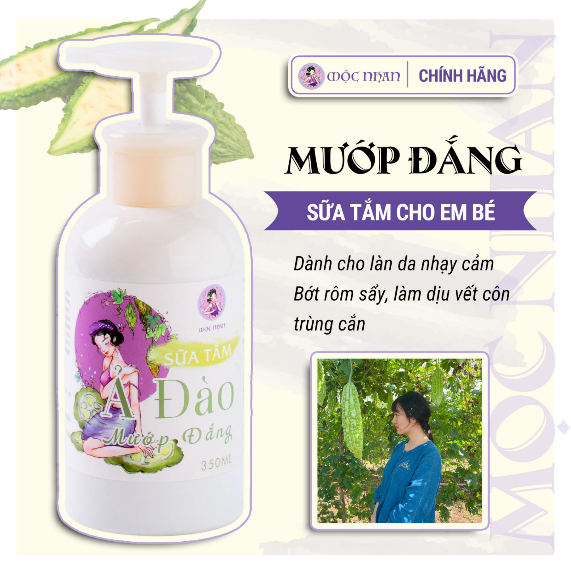 Sữa tắm mướp đắng Ả Đào