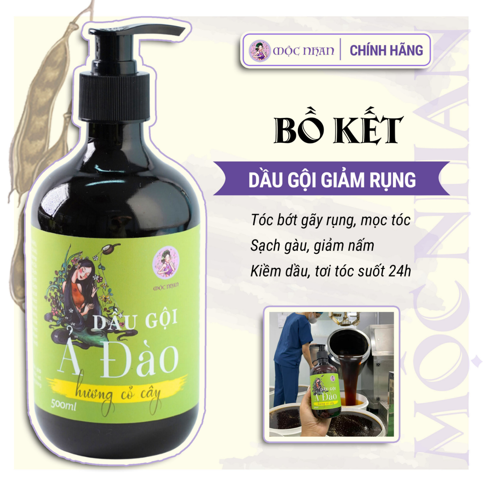 Dầu gội Ả Đào 500ml